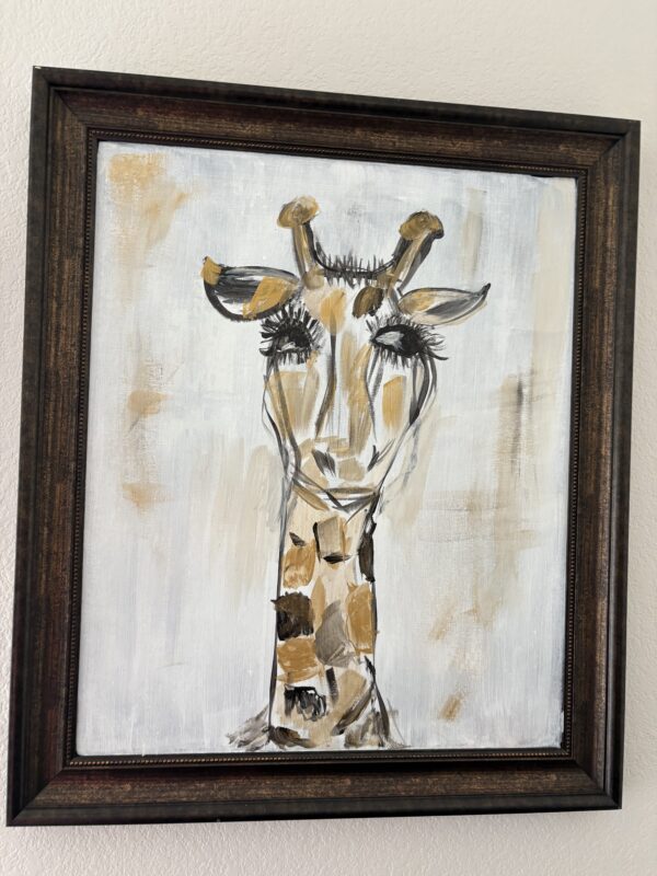 Sassy! 28" x 23"  3" frame shown